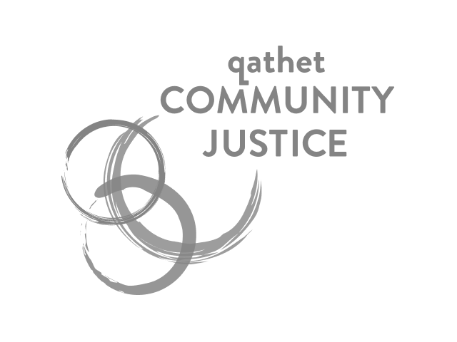 Client logo: qathet Community Justice